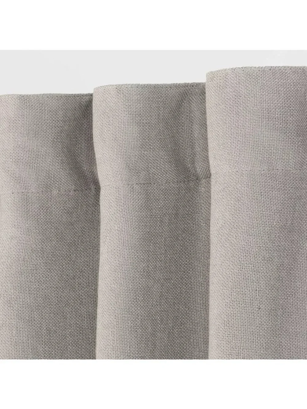 Threshold Aruba Light Gray Single Blackout Curtain Panel 50